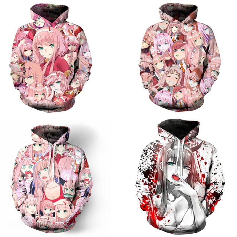 the FRANXX Hoodies Jacket Cosplay Costume