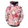 the FRANXX Hoodies Jacket Cosplay Costume