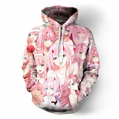 the FRANXX Hoodies Jacket Cosplay Costume