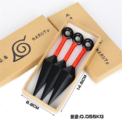 Anime NARUTO Cosplay Props Uchiha Itachi Uchiha Sasuke Uzumaki Naruto Akatsuki Headband Ring Darts Shuriken Toy Model