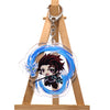 Anime Demon Slayer Kimetsu No Yaiba Kamado Tanjirou Cosplay Prop Accessory Keychain Kamado Nezuko Acrylic Key Chain Keyring