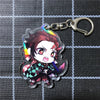 Anime Demon Slayer Kimetsu No Yaiba Kamado Tanjirou Cosplay Prop Accessory Keychain Kamado Nezuko Acrylic Key Chain Keyring