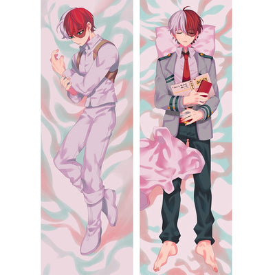 Japanese Anime My Hero Academia Pillow Case Todoroki Shoto Cosplay Costume Cover Dakimakura Cushion Fujoshi BL Hugging Body