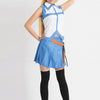 Halloween Party Dress Cosplay Costume Anime Fairy Tail Cosplay Women Girl School Uniforms Fantasia Lucy Heartfilia Costume wig