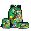 ThiKin 3Pcs Beyblade Burst  School Bags Set