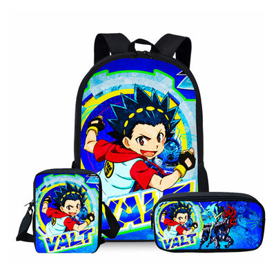 ThiKin 3Pcs Beyblade Burst  School Bags Set