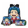 ThiKin 3Pcs Beyblade Burst  School Bags Set