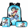 ThiKin 3Pcs Beyblade Burst  School Bags Set