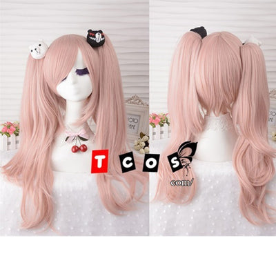 Anime Dangan Ronpa Enoshima Junko Wig Danganronpa Cosplay Costume Heat Resistant Synthetic Hair Wigs + Wig Cap