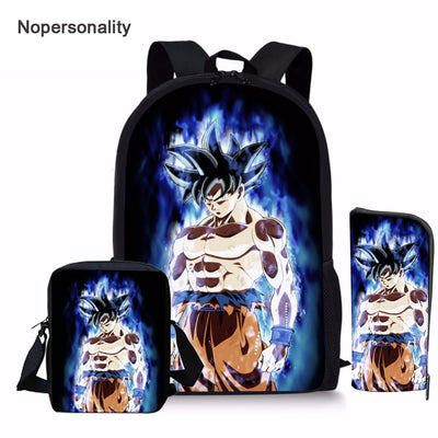 Nopersonality Cartoon Anime Dragon Ball Z Backpack