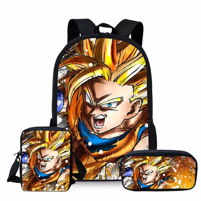 Nopersonality Cartoon Anime Dragon Ball Z Backpack