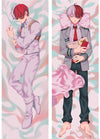 Japanese Anime My Hero Academia Pillow Case Todoroki Shoto Cosplay Costume Cover Dakimakura Cushion Fujoshi BL Hugging Body